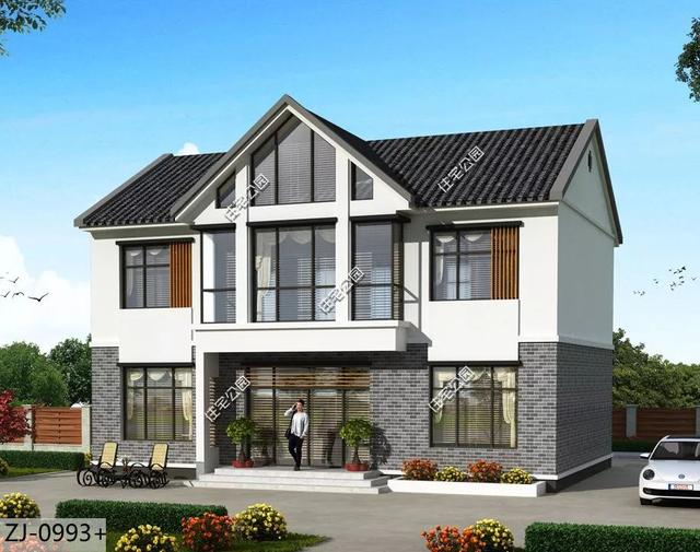 農(nóng)村自建房子戶型大全，中式、合院、歐式、平屋頂、坡屋頂應有盡有