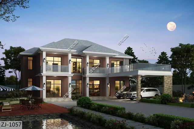 農(nóng)村自建房子戶型大全，中式、合院、歐式、平屋頂、坡屋頂應有盡有