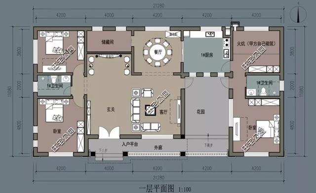 農(nóng)村自建房子戶型大全，中式、合院、歐式、平屋頂、坡屋頂應有盡有