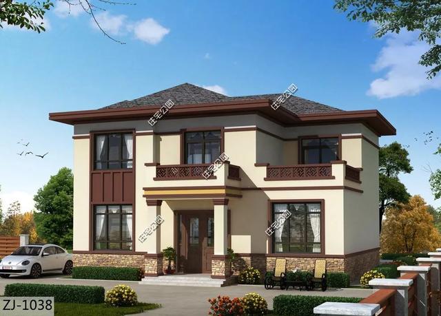 農(nóng)村自建房子戶型大全，中式、合院、歐式、平屋頂、坡屋頂應有盡有