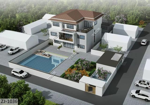 農(nóng)村自建房子戶型大全，中式、合院、歐式、平屋頂、坡屋頂應有盡有