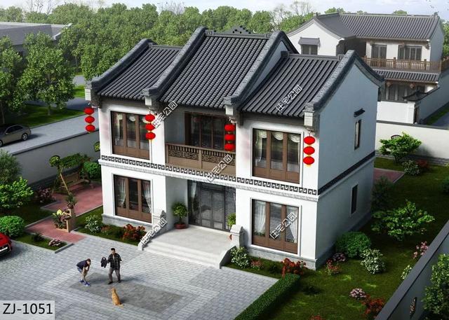 農(nóng)村自建房子戶型大全，中式、合院、歐式、平屋頂、坡屋頂應有盡有