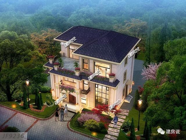 3款120平的歐式樓房設計圖，照著這樣建房不后悔