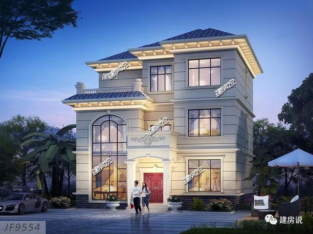 3款120平的歐式樓房設計圖，照著這樣建房不后悔