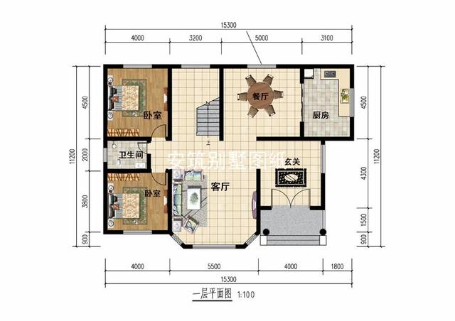 25萬的二層歐式洋房設計圖片，平屋頂設計也很時尚