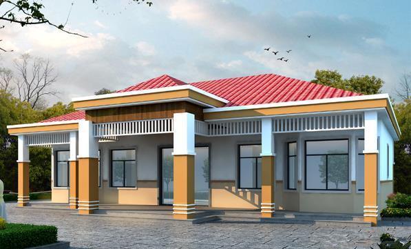 10款農(nóng)村一樓平房別墅設(shè)計(jì)圖，很適合做養(yǎng)老房