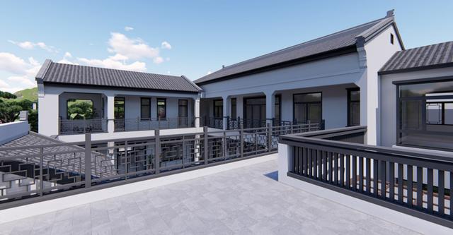 帶庭院的新中式二層農村民宿設計，建好鄰居都羨慕哭了