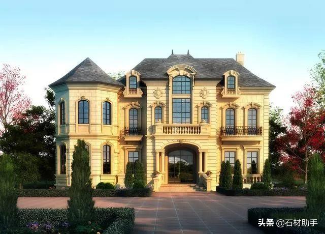 30套的法式農村別墅效果圖片，豪宅、高端、浪漫