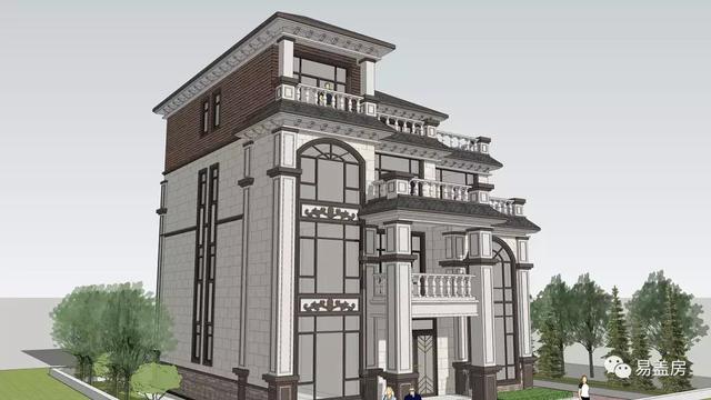 湖南四層歐式樓房設計方案，高端，大氣上檔次