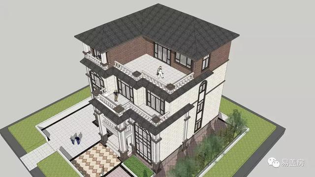 湖南四層歐式樓房設計方案，高端，大氣上檔次