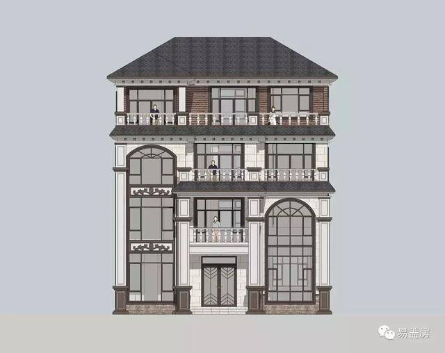 湖南四層歐式樓房設計方案，高端，大氣上檔次