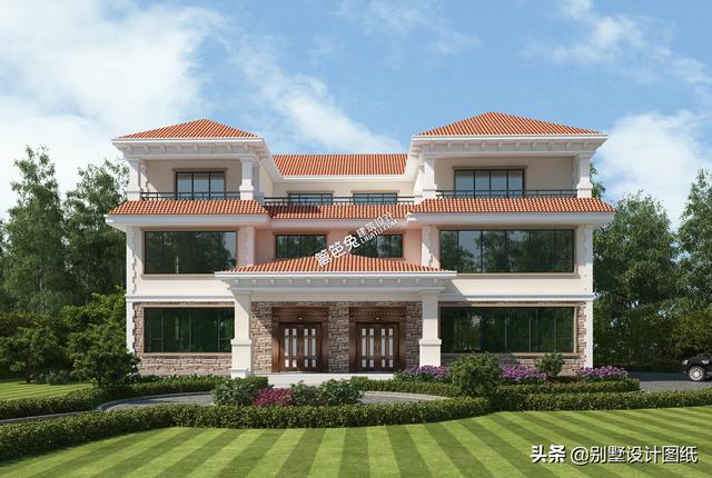 幾套新款兄弟雙拼效果圖外觀，想蓋雙拼的可以借鑒