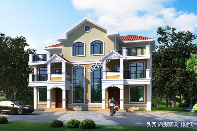 幾套新款兄弟雙拼效果圖外觀，想蓋雙拼的可以借鑒