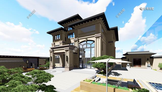 10棟高端華麗的歐式建筑別墅圖片，回村建房可以定制