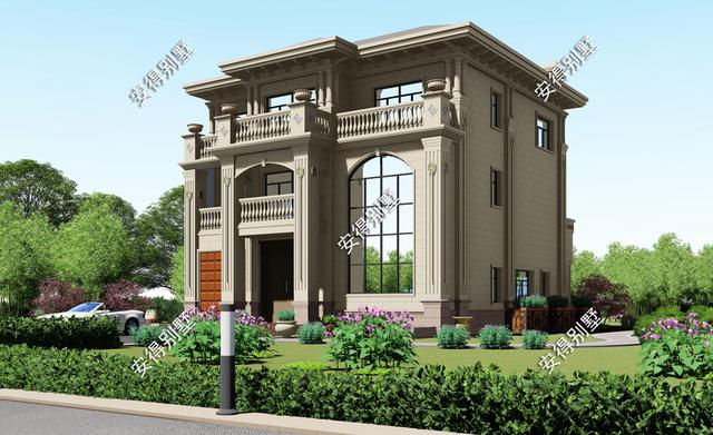 10棟高端華麗的歐式建筑別墅圖片，回村建房可以定制