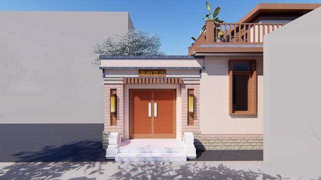 300多平父母養老別墅方案圖，僅花50萬，庭院小池真好看