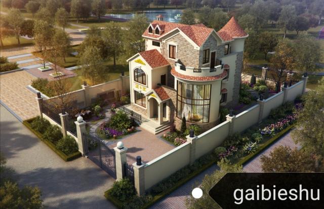 城堡級三層歐式別墅方案圖，住進去你就是國王