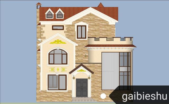 城堡級三層歐式別墅方案圖，住進去你就是國王