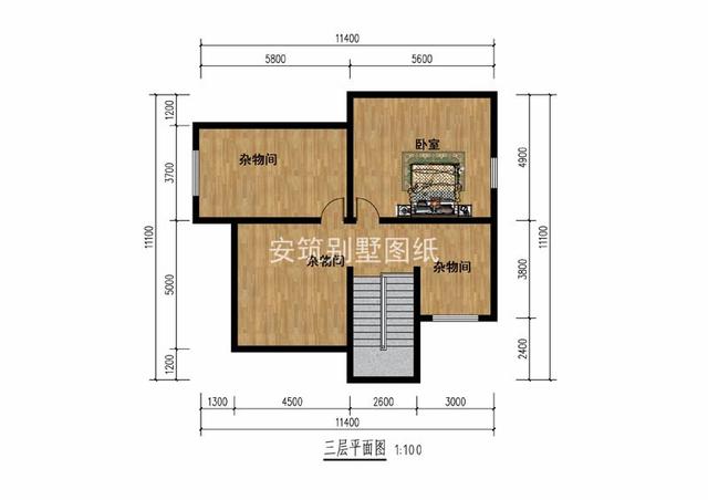 美式二層半別墅自建房方案，喜歡美式風格的點贊