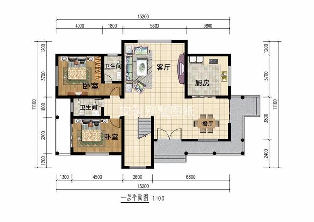 美式二層半別墅自建房方案，喜歡美式風格的點贊