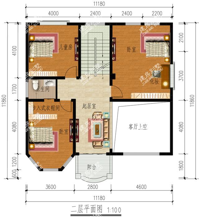 2棟造型獨特的歐式獨棟房子方案設計圖，第二棟小編很喜歡