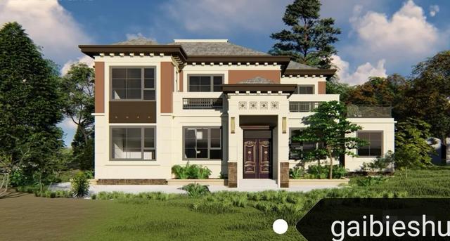 42萬湖南建二層別墅（附戶型圖），挑空客廳+套間