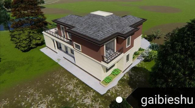 42萬湖南建二層別墅（附戶型圖），挑空客廳+套間