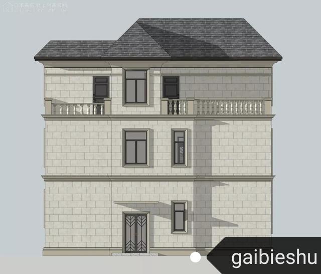 主體65萬湖北武漢三層獨棟別墅效果圖，高端、大氣