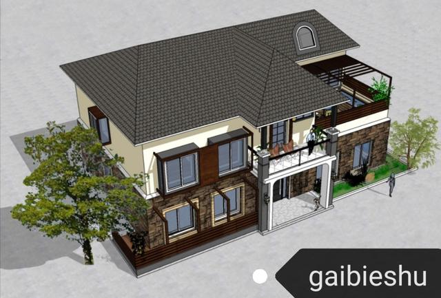 北京農(nóng)村38萬建二層別墅效果圖+實(shí)拍圖，比買住宅超值多了