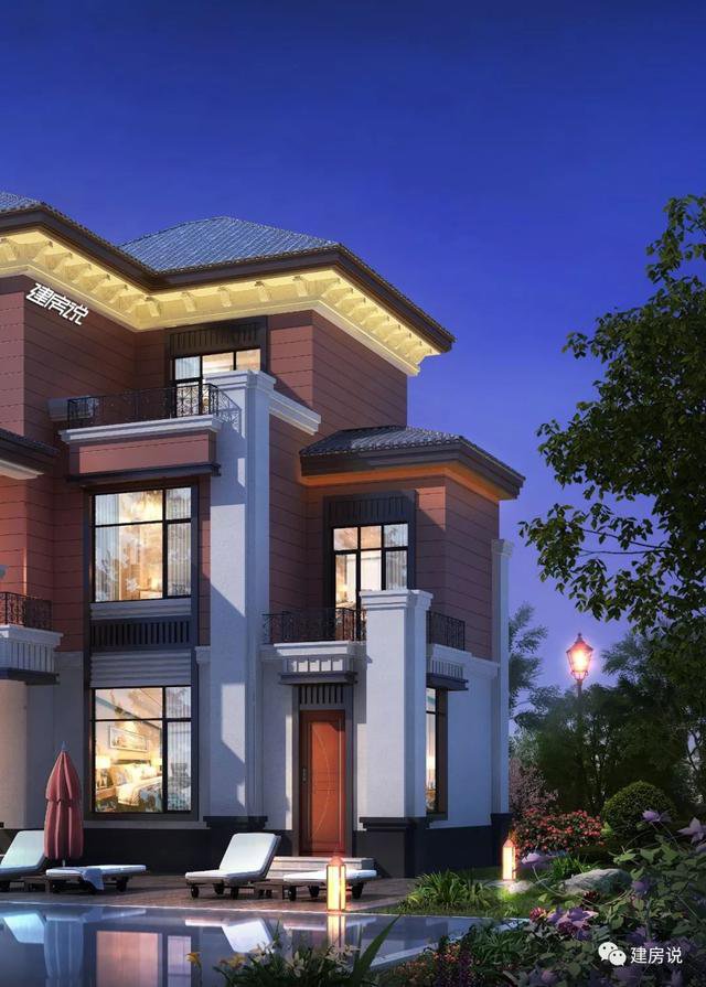 大戶型歐式豪華二層半別墅設計圖，高端自建房方案