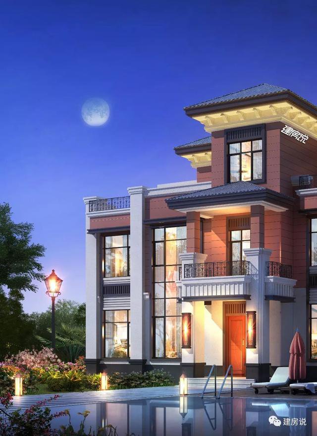 大戶型歐式豪華二層半別墅設計圖，高端自建房方案