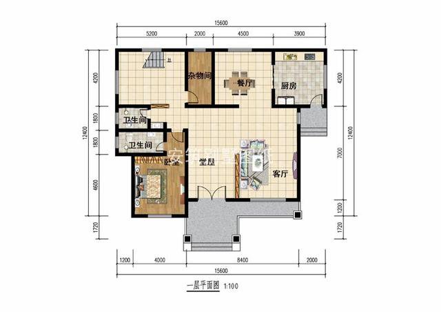 35萬(wàn)的新中式別墅三層戶型方案圖，老百姓建得起