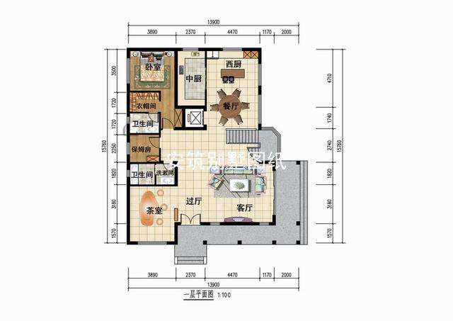 鄉村三層田園風格別墅戶型方案，40萬就能搞定
