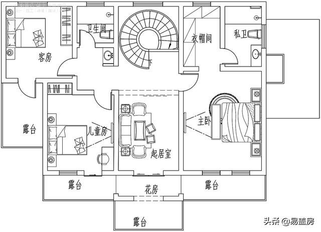 高端奢侈的法式別墅效果圖及設計方案，驚艷到你了嗎