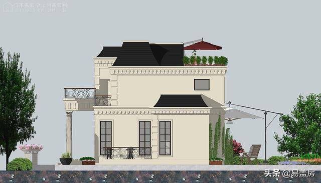 高端奢侈的法式別墅效果圖及設計方案，驚艷到你了嗎