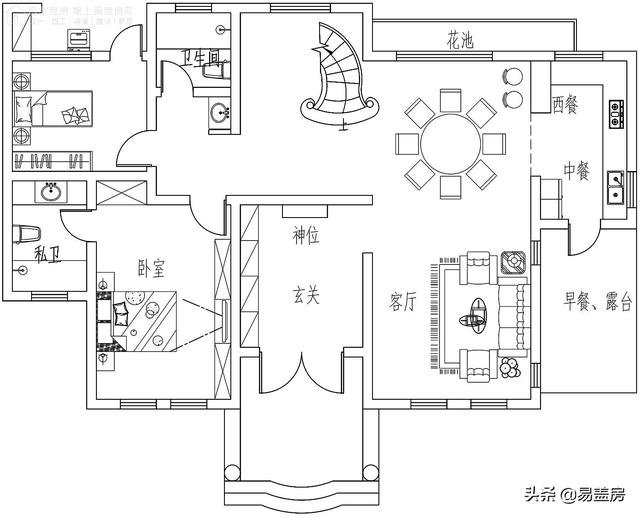 高端奢侈的法式別墅效果圖及設計方案，驚艷到你了嗎