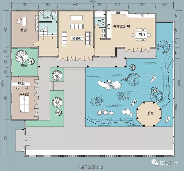18套帶庭院的中式別墅民宅設計，自建房、民宿都可以用