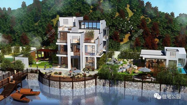 18套帶庭院的中式別墅民宅設計，自建房、民宿都可以用