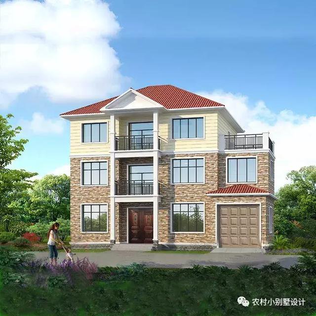 幾款農村三層民房設計圖及圖片大全，選一套回家建房吧