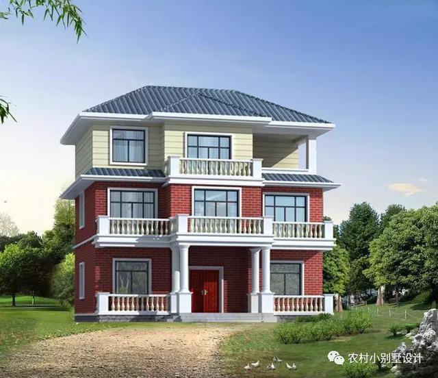 幾款農村三層民房設計圖及圖片大全，選一套回家建房吧