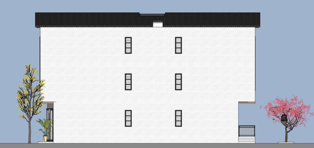 開間7.8米民房設計，一層還設計上了商鋪，商住兩用