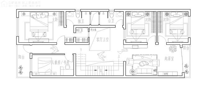 開間7.8米民房設計，一層還設計上了商鋪，商住兩用