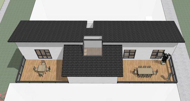 開間7.8米民房設計，一層還設計上了商鋪，商住兩用