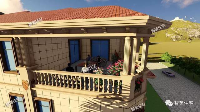 16×13.8米豪華三層半別墅豪宅戶型圖，還帶電梯