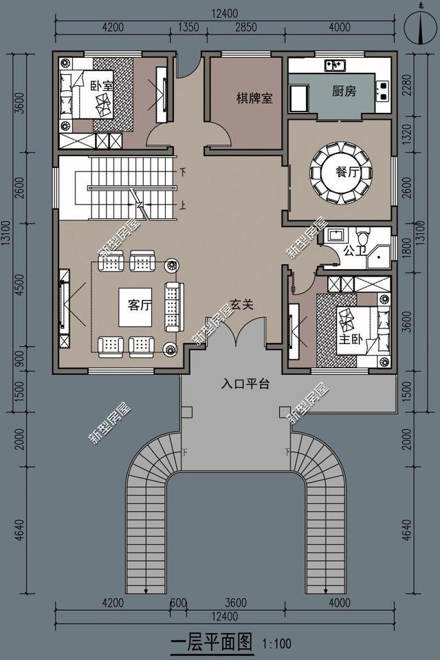 農村樓房首層做架空層如何？再也不怕下暴雨了