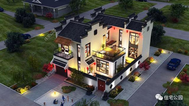 帶車庫農村自建房子戶型和外觀圖片大全，讓你一次看個夠