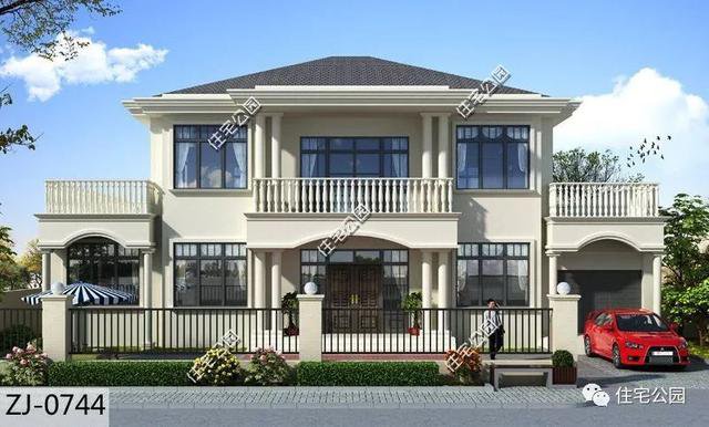 帶車庫農村自建房子戶型和外觀圖片大全，讓你一次看個夠