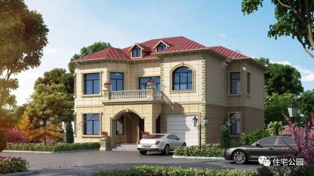 帶車庫農村自建房子戶型和外觀圖片大全，讓你一次看個夠