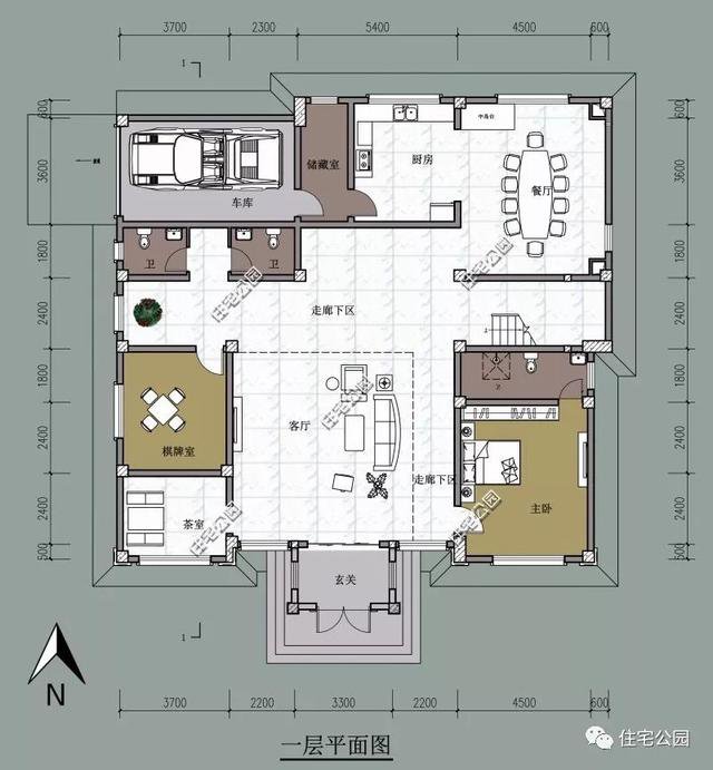 帶車庫農村自建房子戶型和外觀圖片大全，讓你一次看個夠