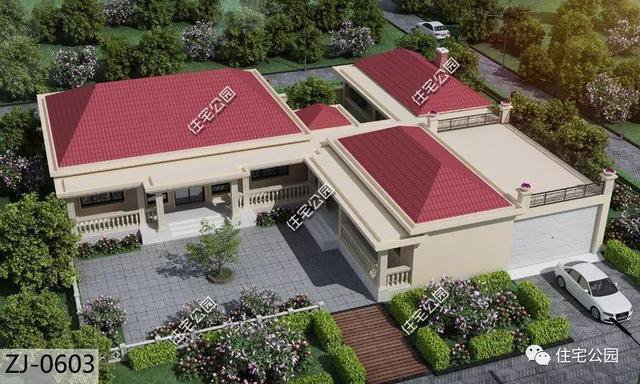 帶車庫農村自建房子戶型和外觀圖片大全，讓你一次看個夠